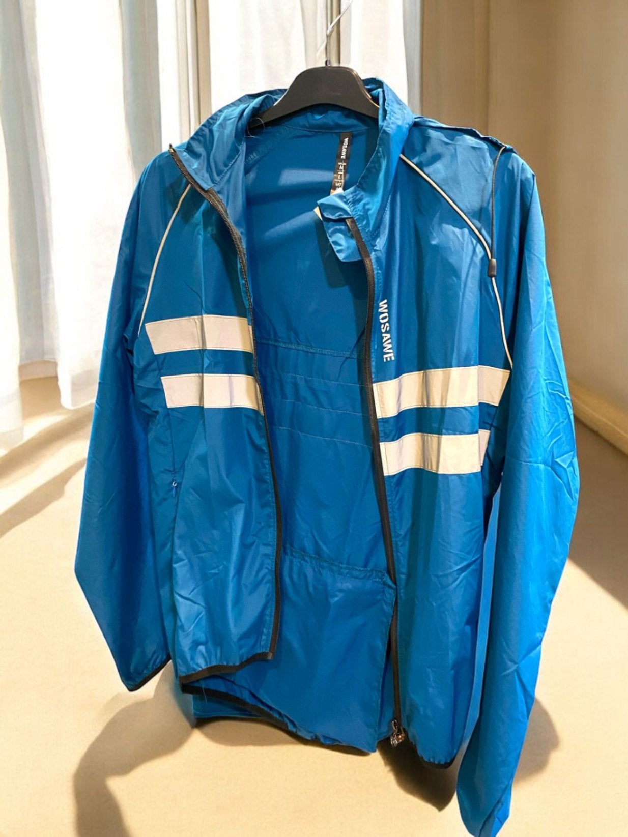 WOSAWE Regenjacke M Blau