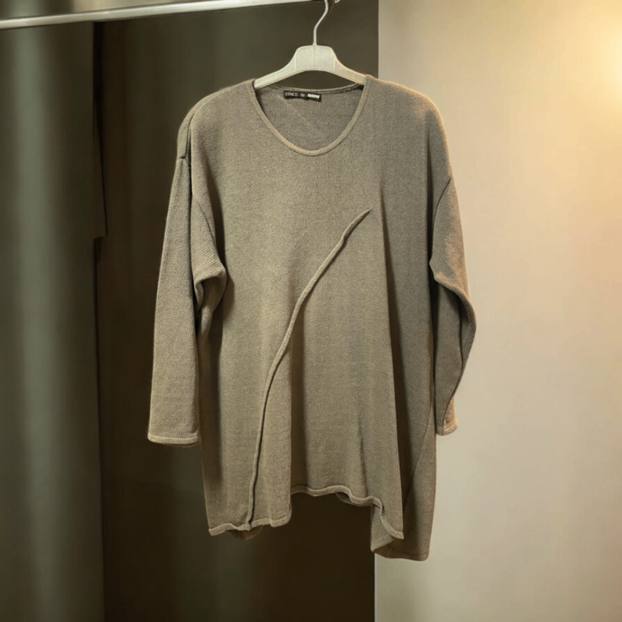 Strick by nuu Pullover XL Grau