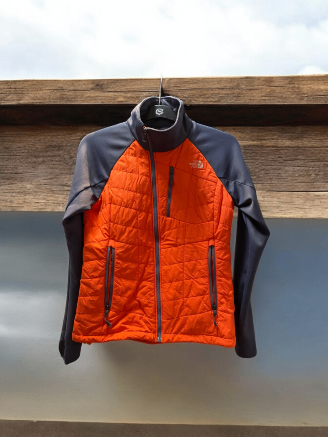 The North Face Jacke M Orange und Grau