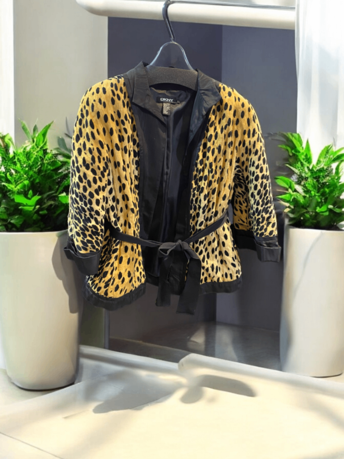 DKNY Jacke S Leopardenmuster