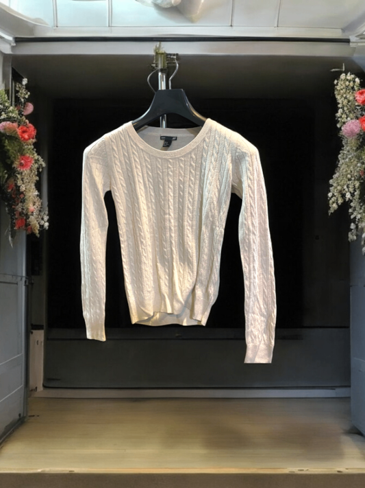 H&M Pullover XS Weiß