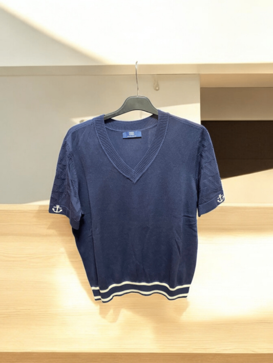 Fiora blue Pullover L Blau