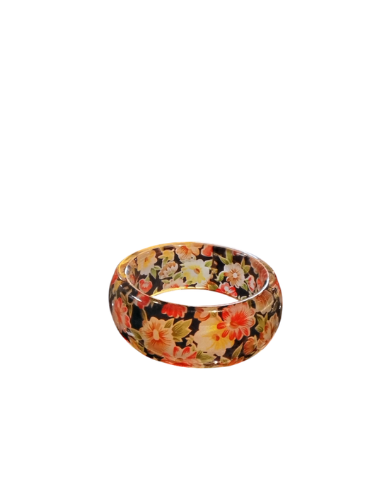 Armband Mehrfarbig (mit Blumenmuster)