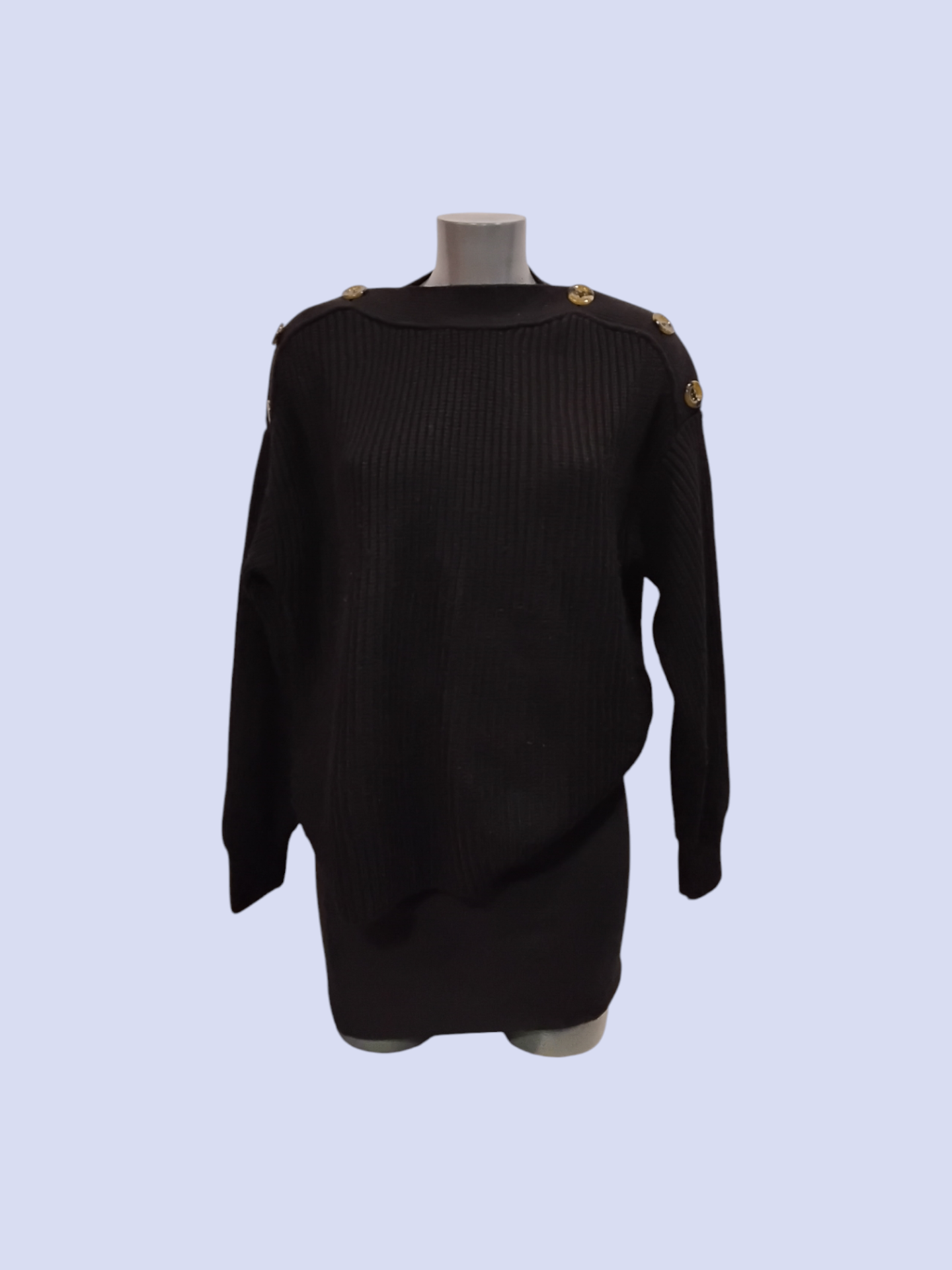 Calliope Pullover M Schwarz