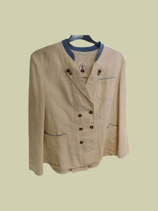 Tracht Jacke M Beige
