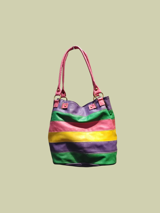 Vintage Handtasche Mehrfarbig