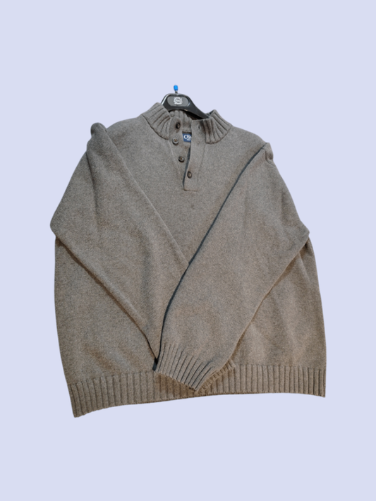 Chaps Pullover XXL Grau