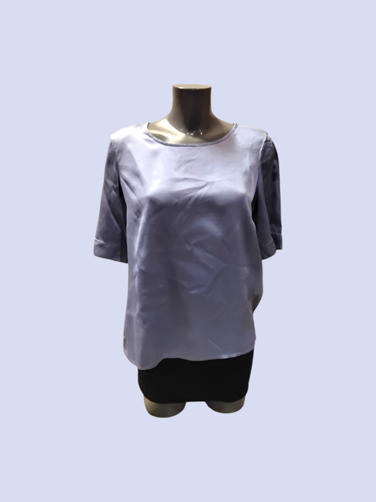 MADELEINE Bluse M Hellblau