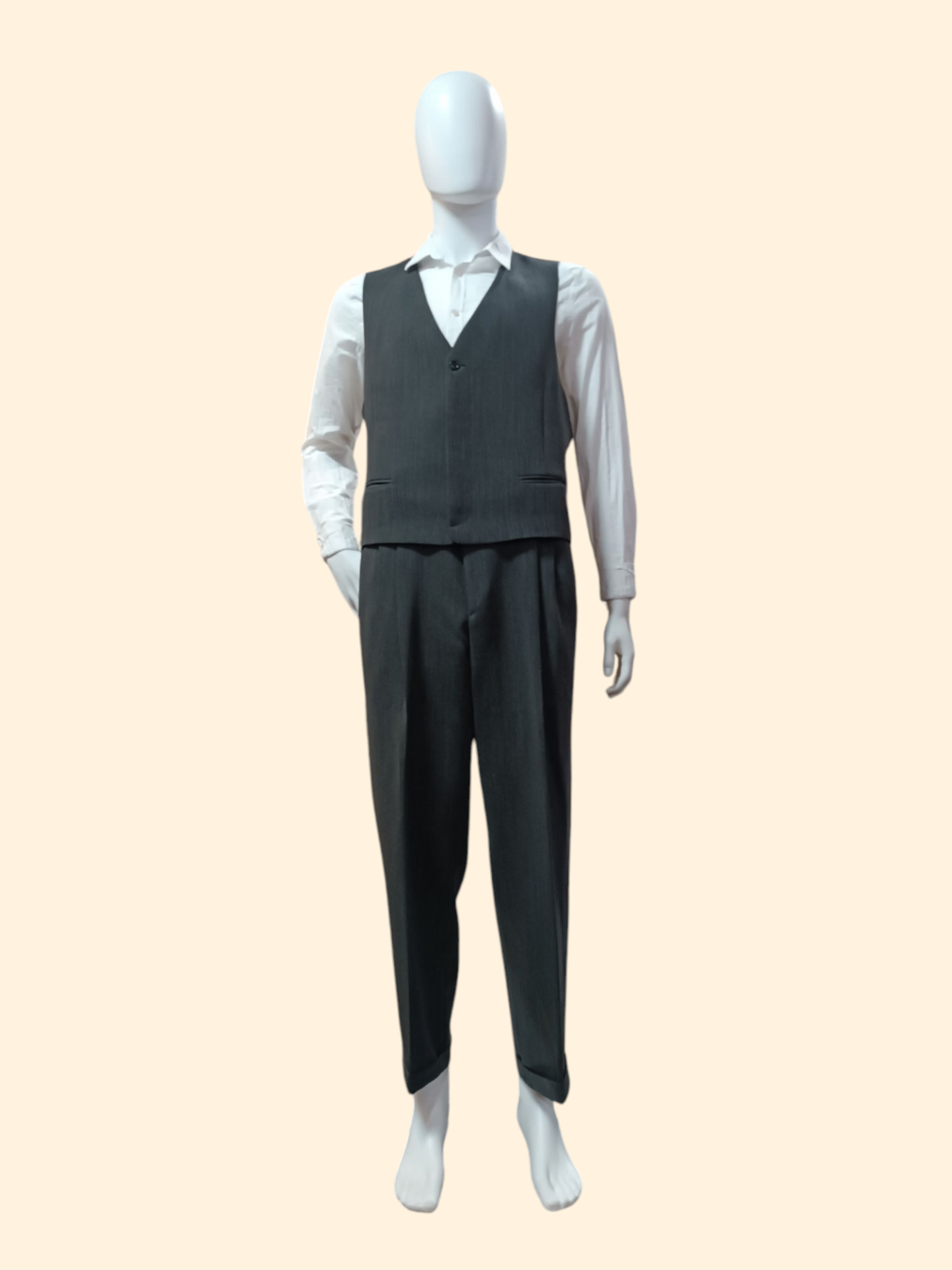 Signe incognito Anzugs-Gilet XL Grau