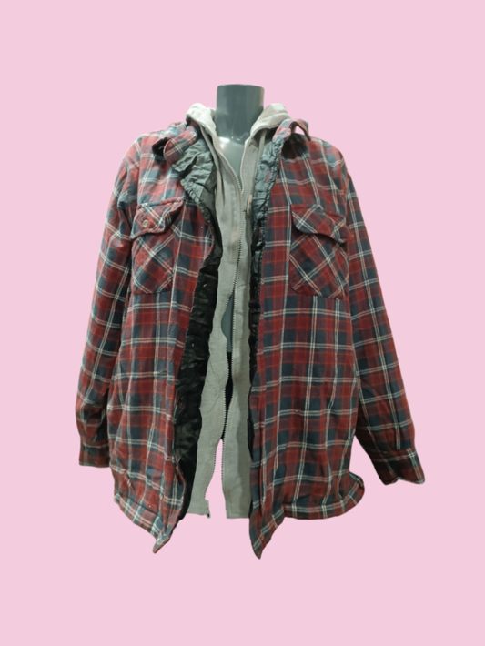 Red Head Brand Co. Westenjacke L Rot und Blau