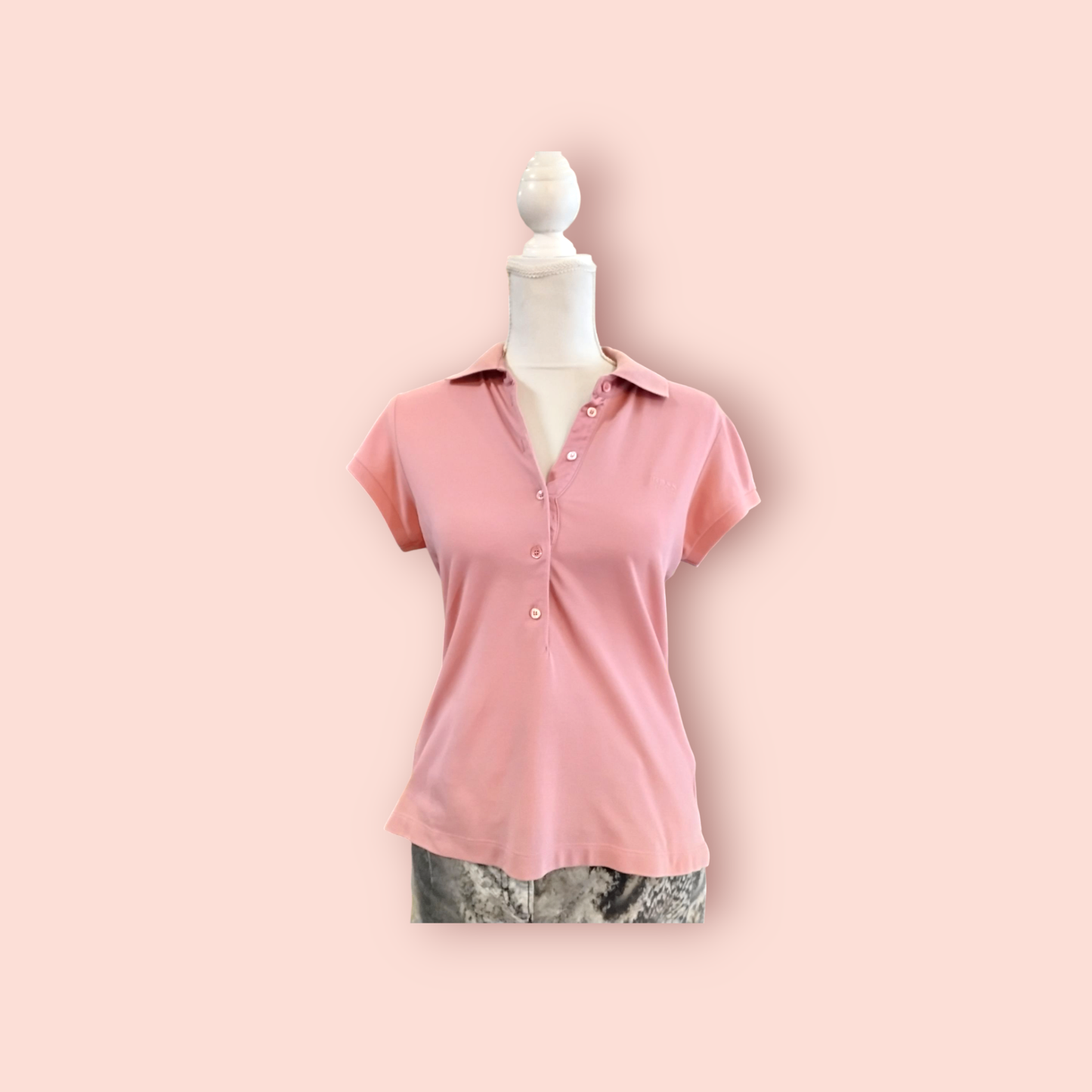 Boss Polo-Shirt M Rosa