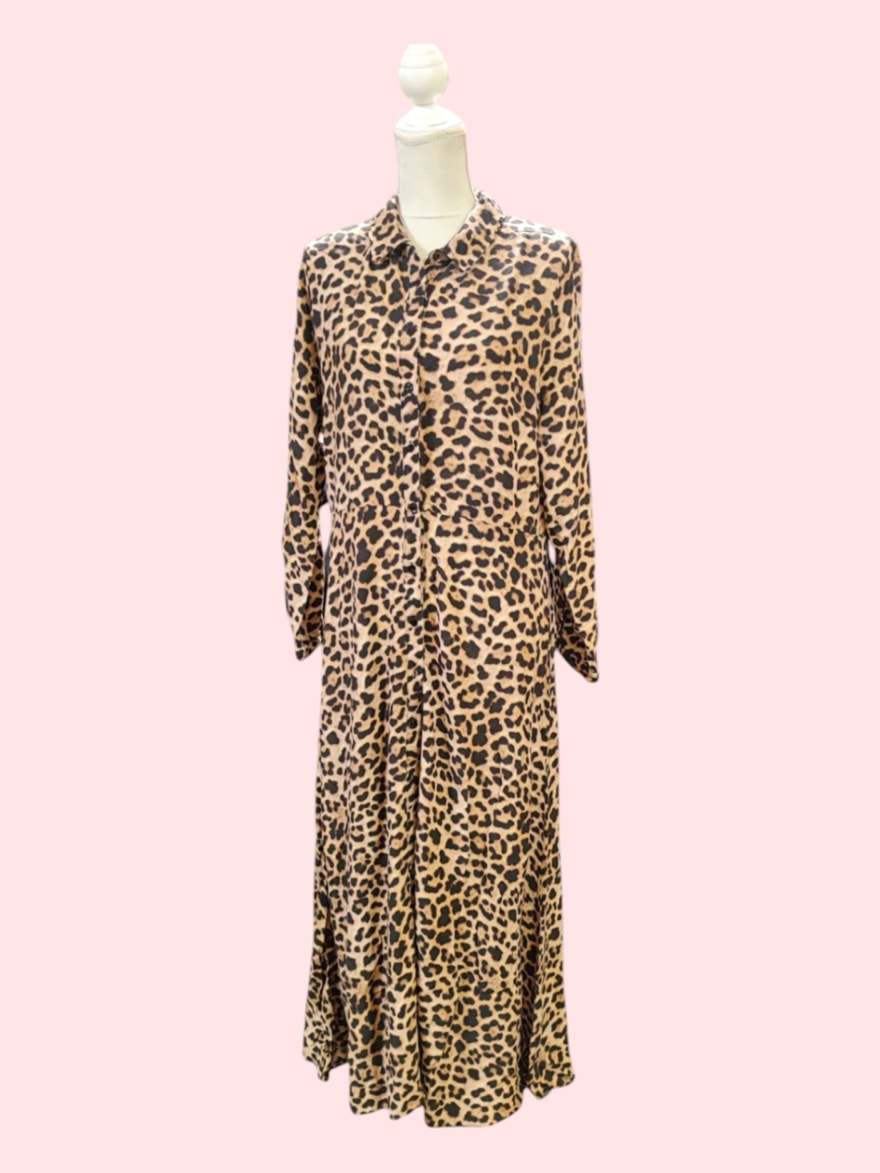 Zara Woman Kleid XXL Leopardenprint