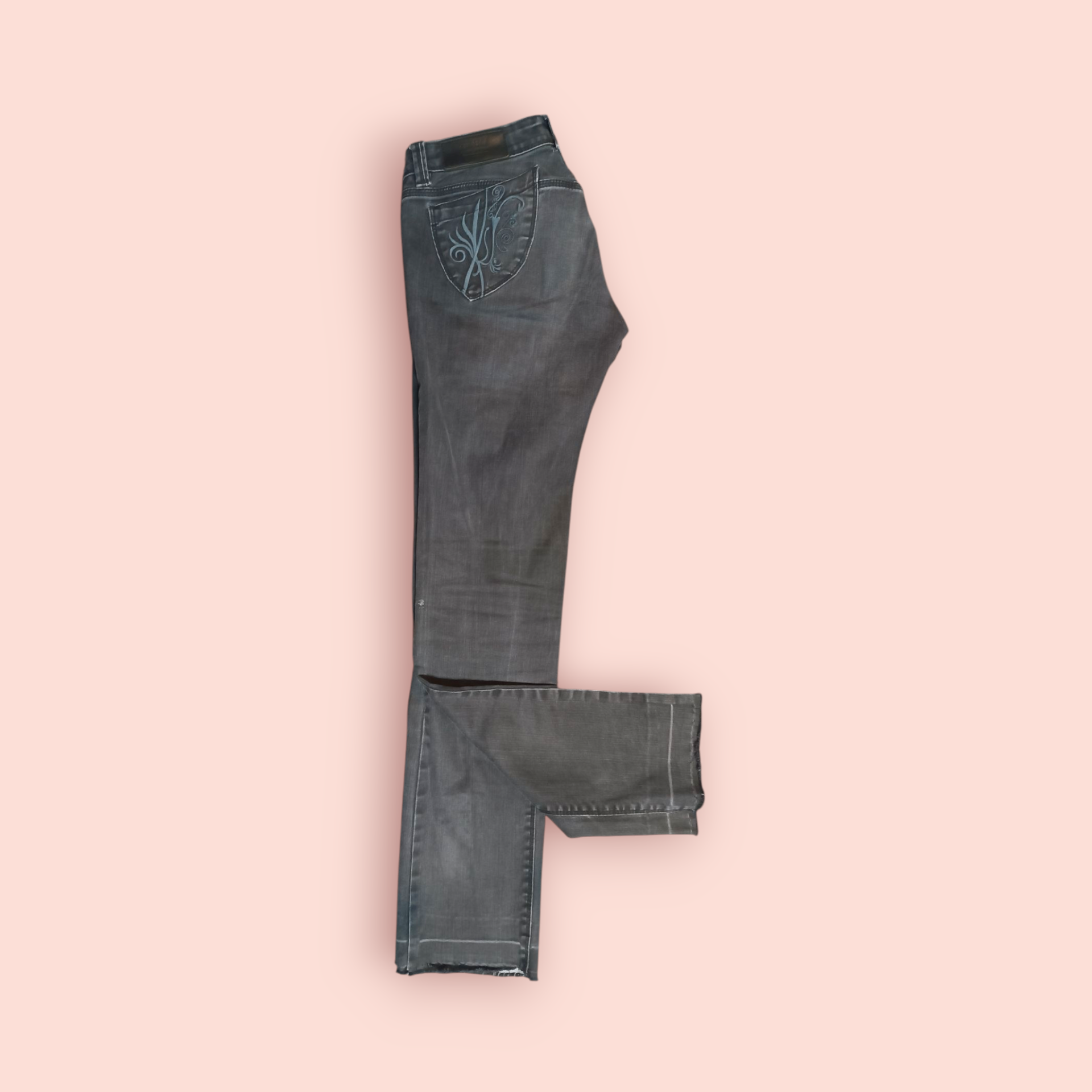 Nine Lives Jeans S Grau