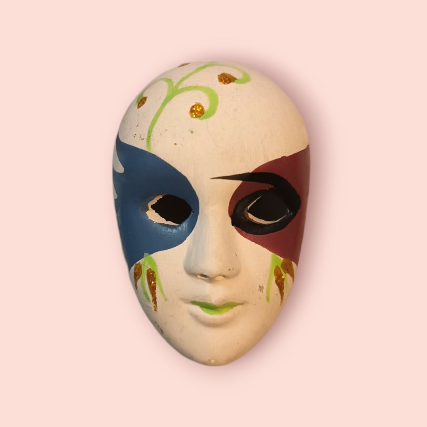 Brosche Maske