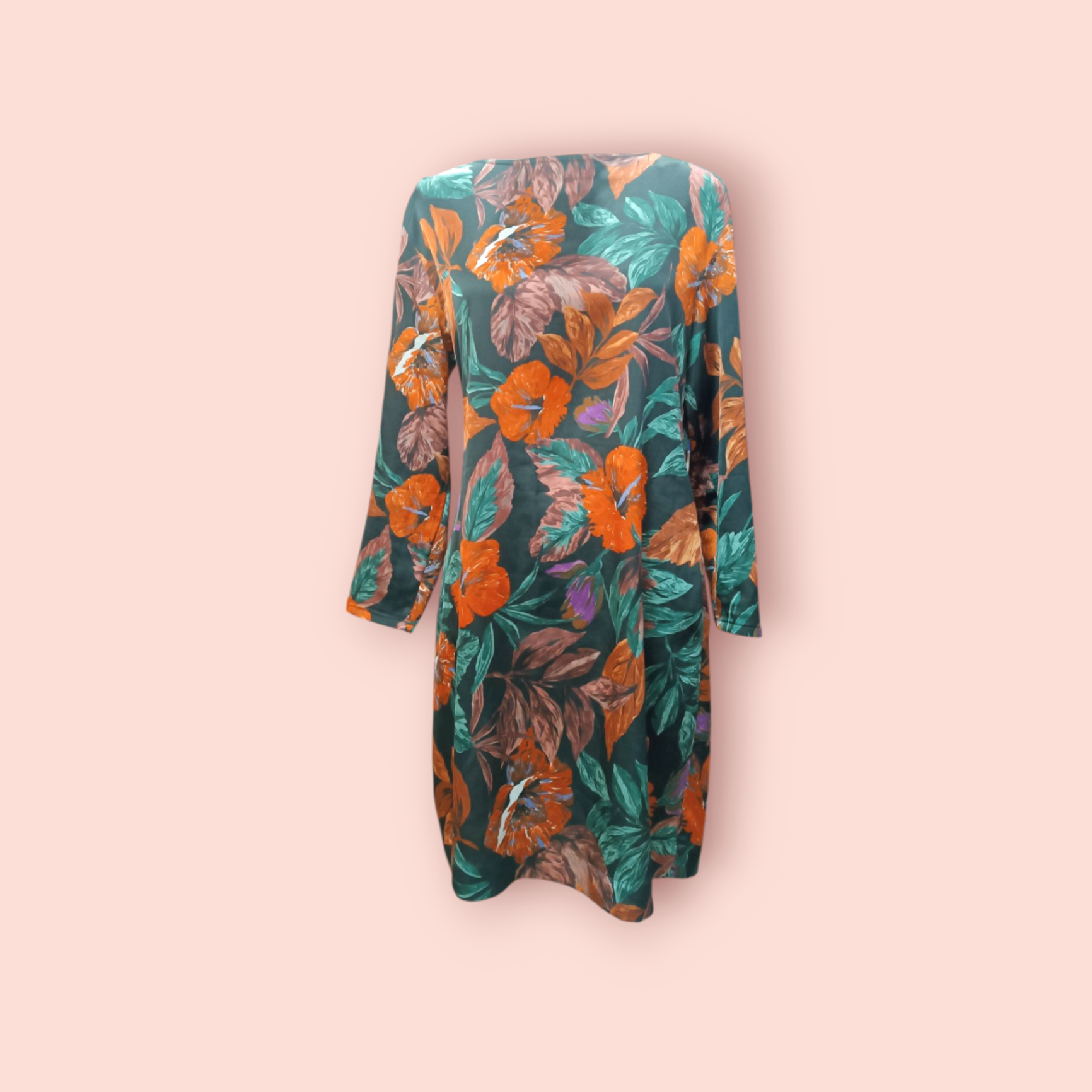 Mango Suit Kleid M mit buntem Blumenmuster