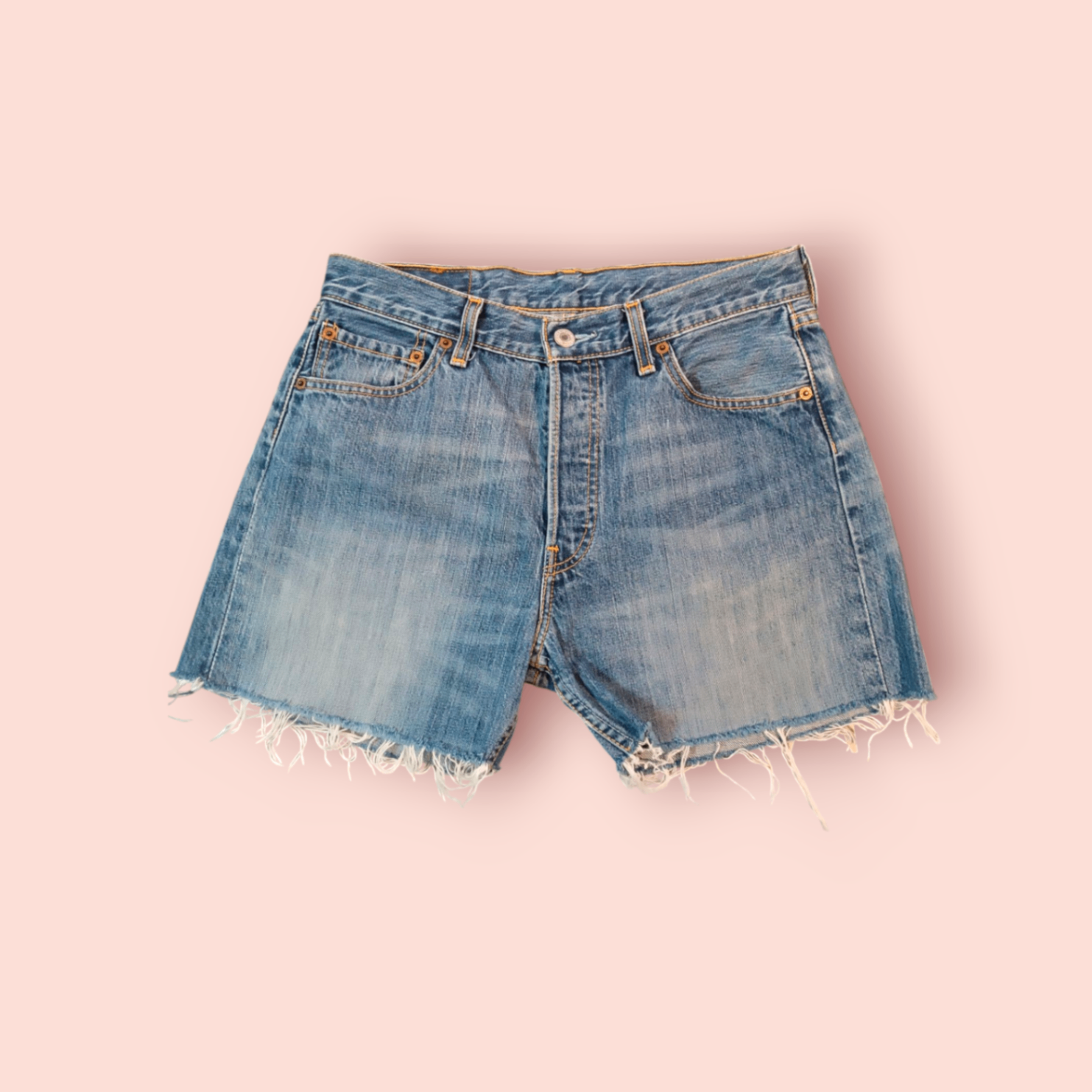 Levi's 501 Shorts M Blau