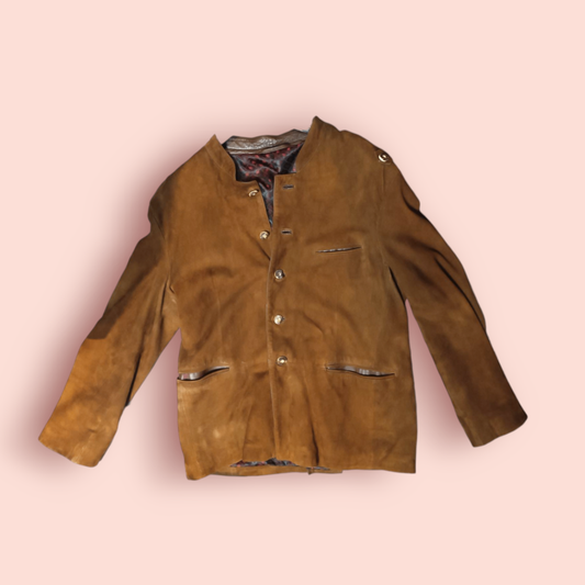 Gino Ginero Lederjacke XL Braun