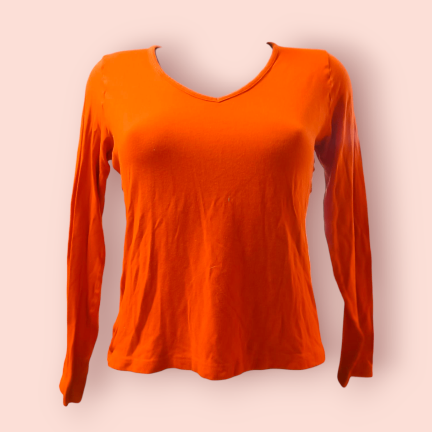 Y basic Langarmshirt M Orange