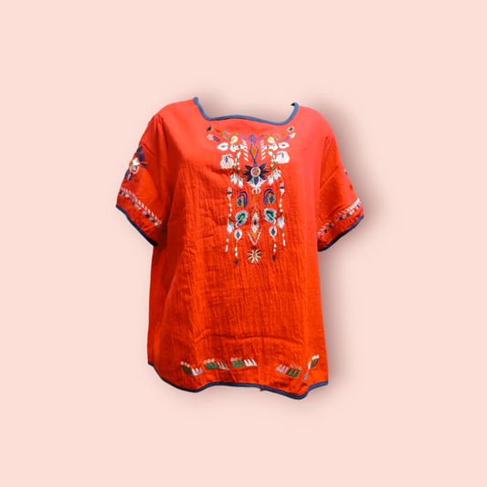Bluse XXL Rot