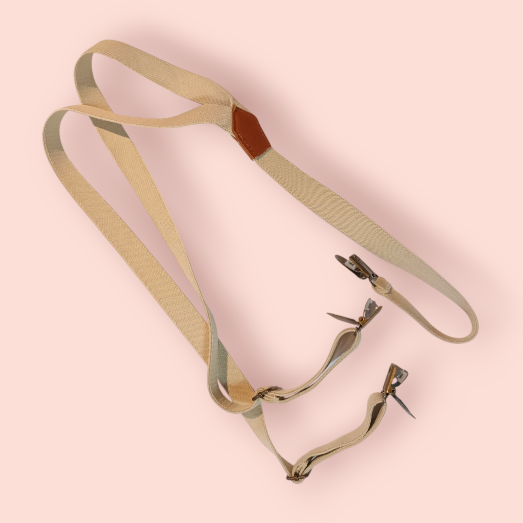 Hosenträger Beige