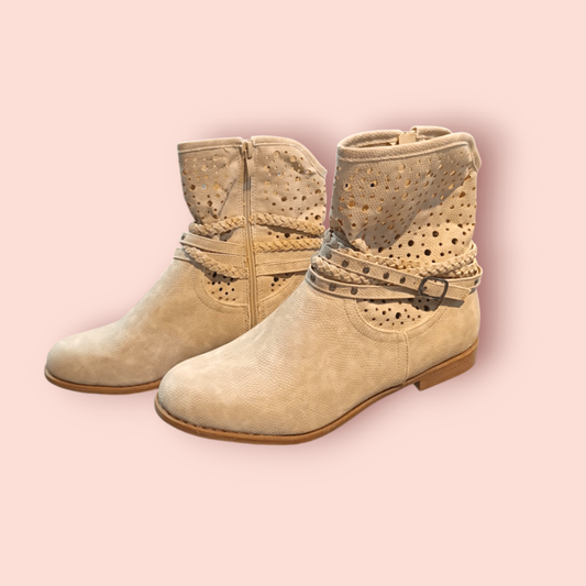Laura Torelli Halbstiefel 40 Beige