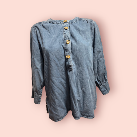 Hema Bluse M Blau
