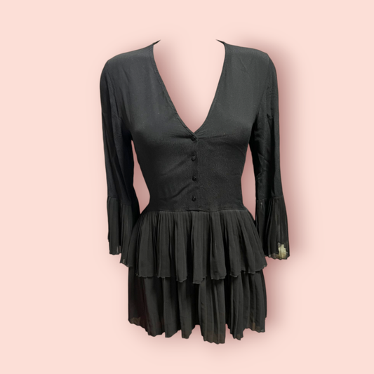 Zara Woman Kleid S Schwarz