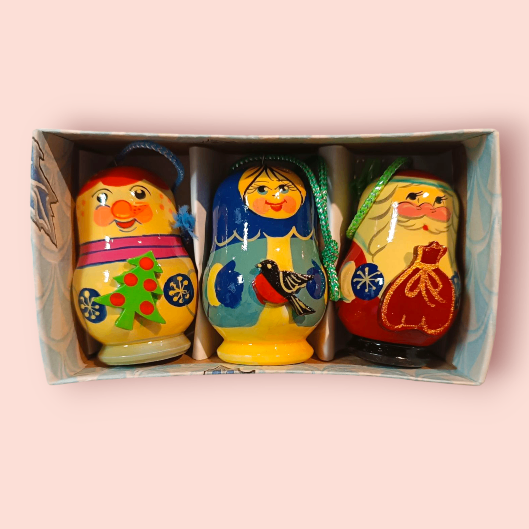 Winterfigur Bunt 3 Stück
