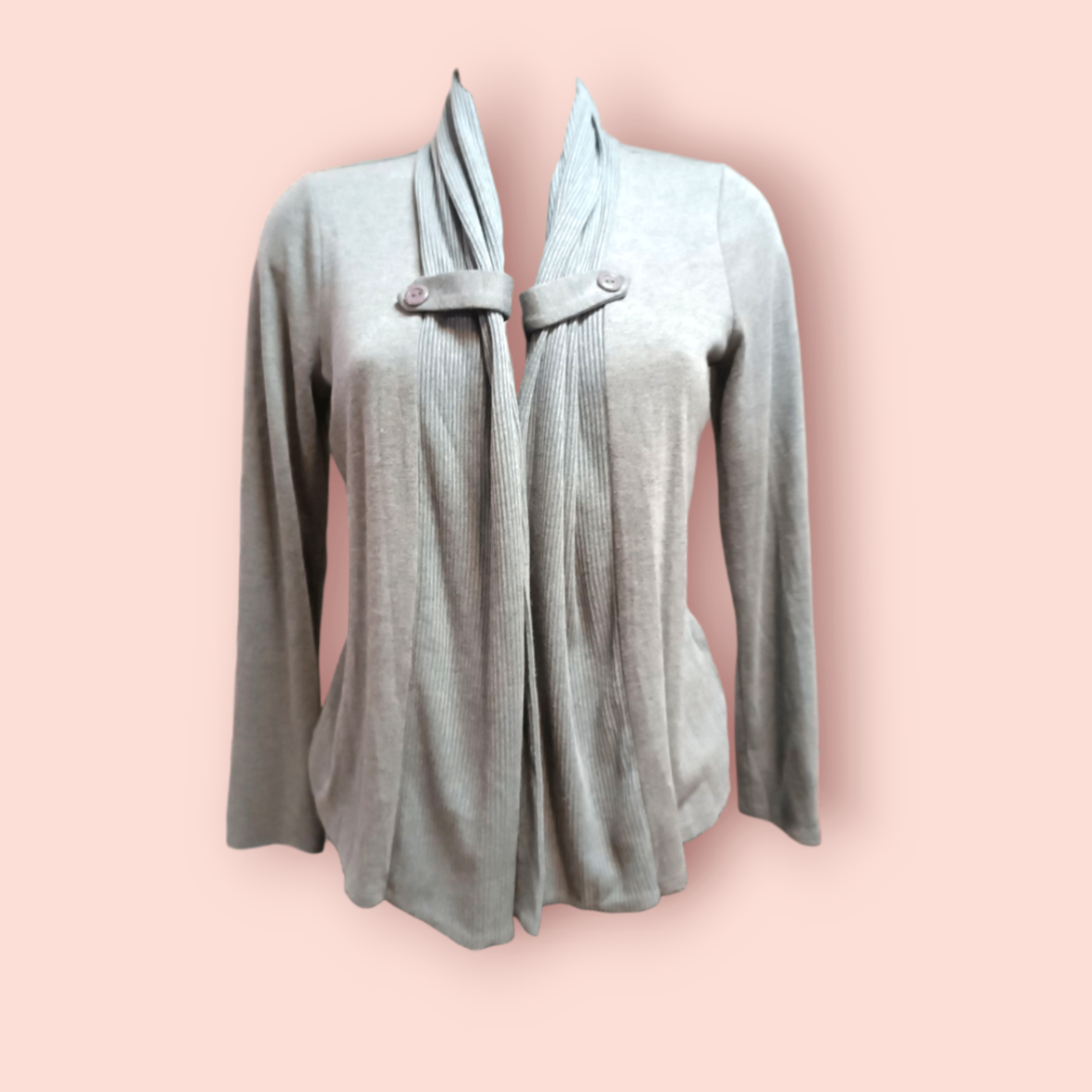 Dressbarn Cardigan M Grau