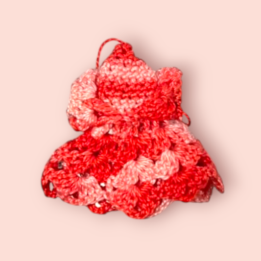 Mini Puppenkleid Rot