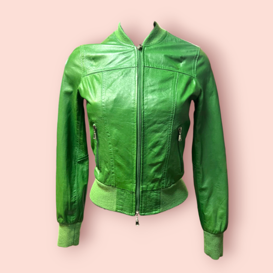 Imperial Lederjacke S Grün