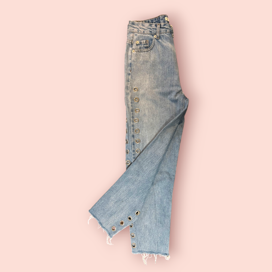 Pull & Bear Jeanshose 34 Hellblau