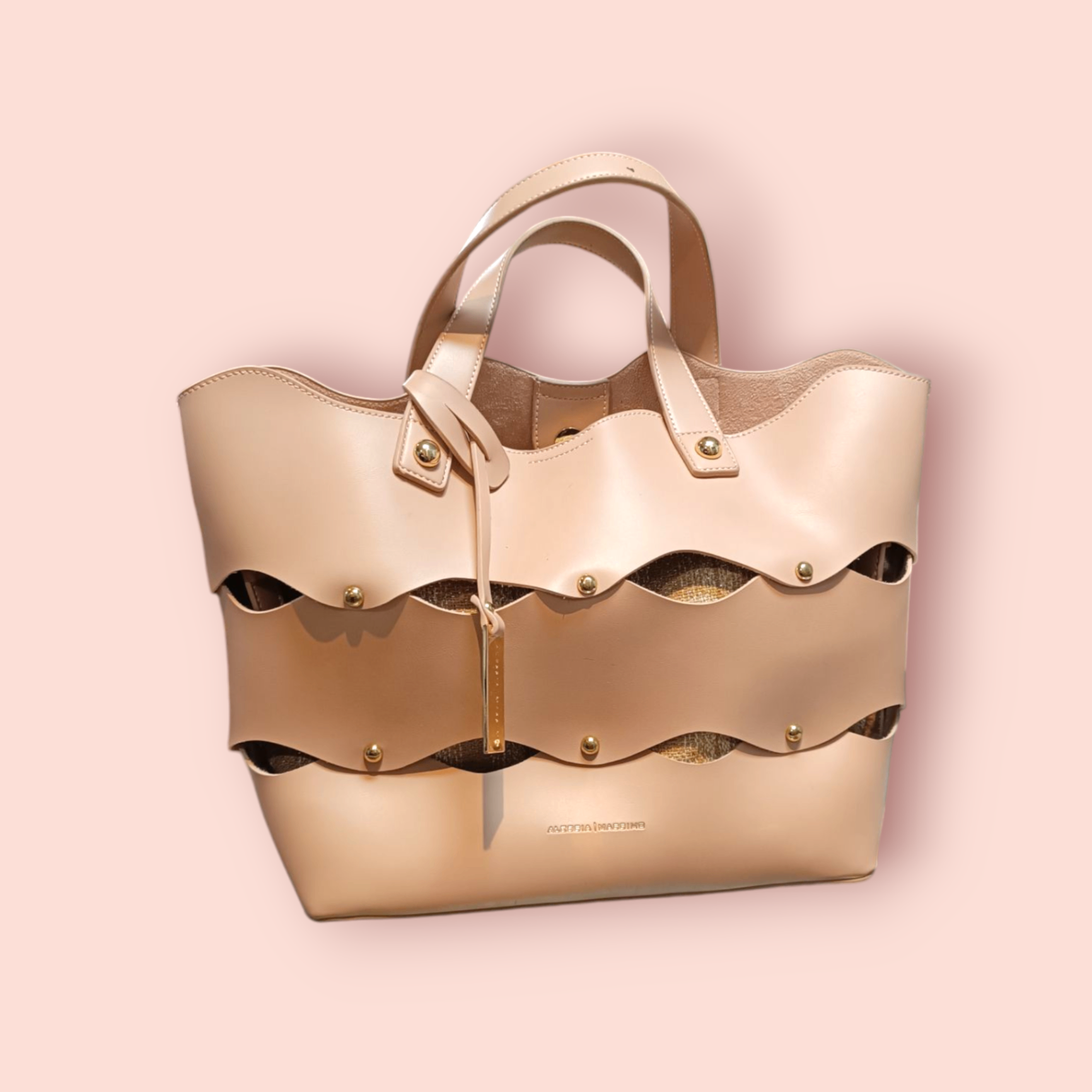 Alessia Massimo Handtasche Rosa mit Innentasche