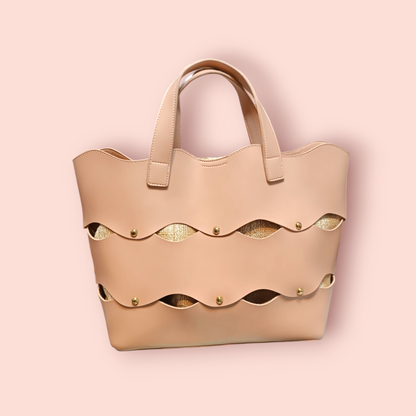 Alessia Massimo Handtasche Rosa mit Innentasche