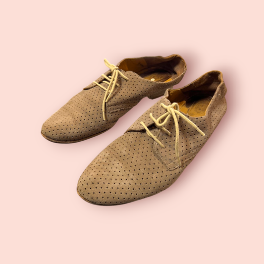 Relax Derbieschuhe 38 Beige