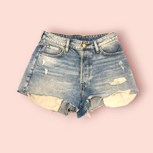 H&M Kurze Jeansshorts 36 Hellblau