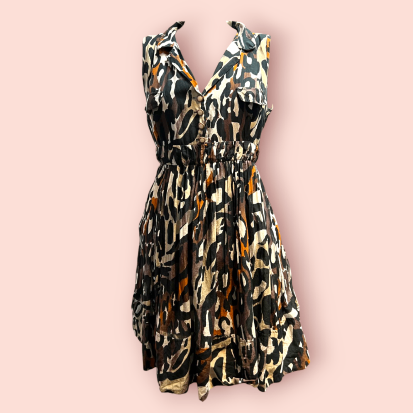Zara Kleid XL Mehrfarbig