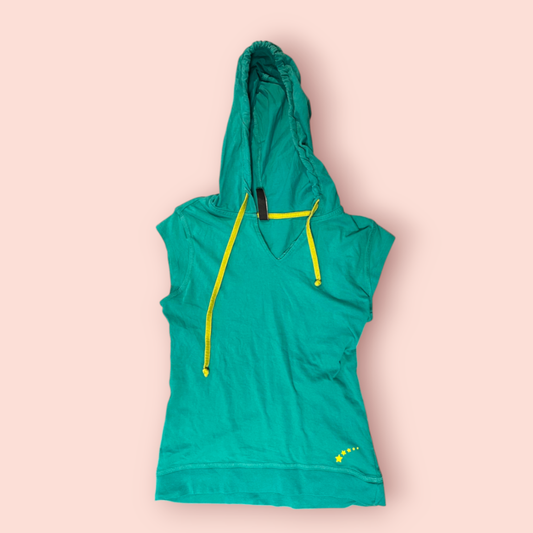 Blind Date Tanktop mit Kapuze M Aquamarin