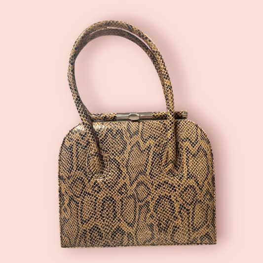 Handtasche Pythonleder