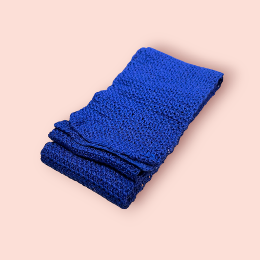 Schal Blau
