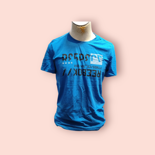 Reebok T-Shirt M Blau