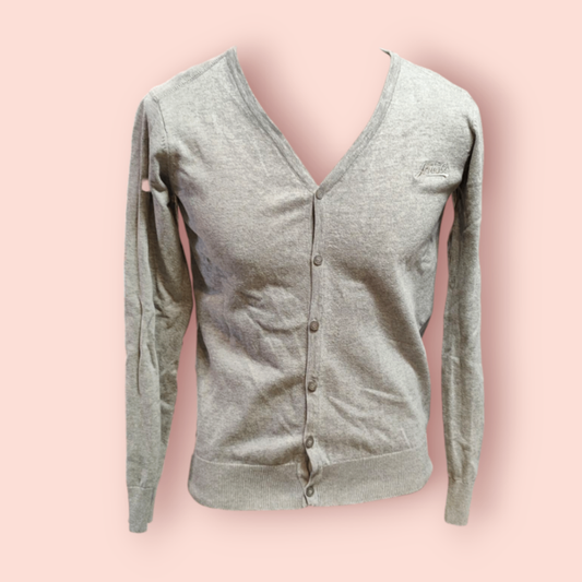 Jack & Jones Strickjacke S Grau