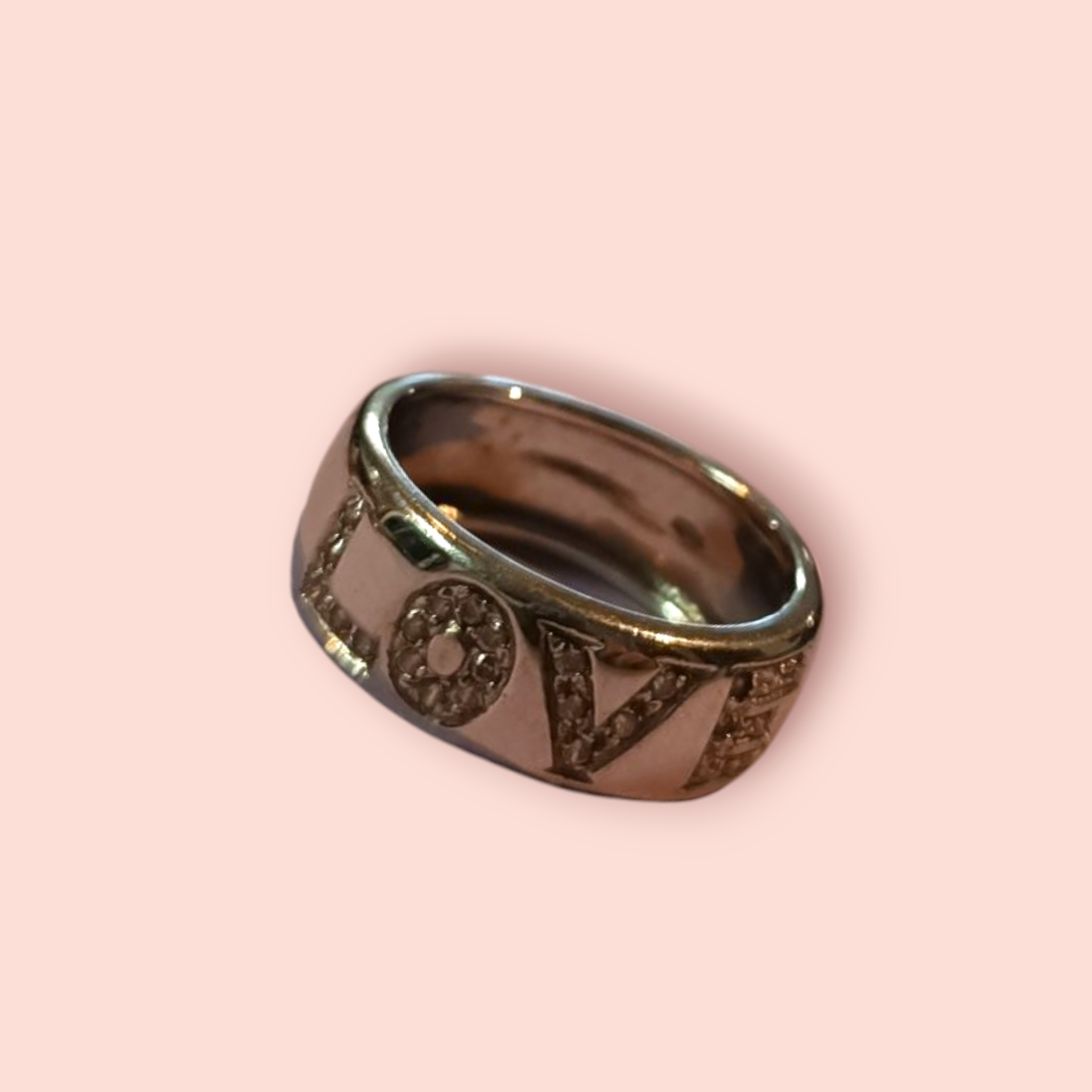 Ring Silber mit LOVE Schriftzug