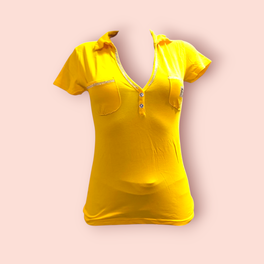 Follettina Girl T-Shirt L Gelb