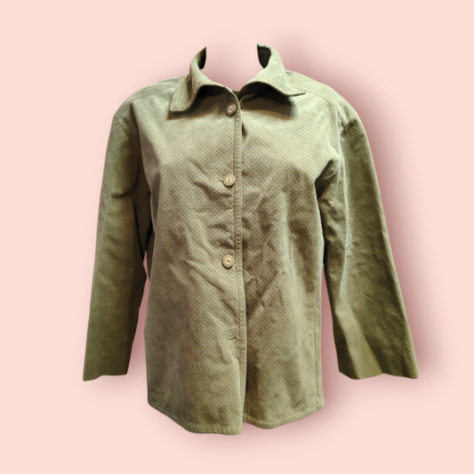 Vintage Eres Hemdjacke L Olive