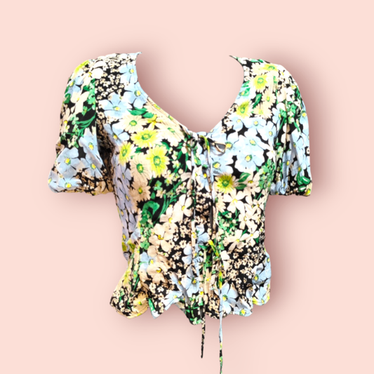 H&M Bluse S Bunt