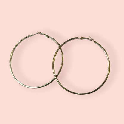 Ohrringe Silberne Hoops
