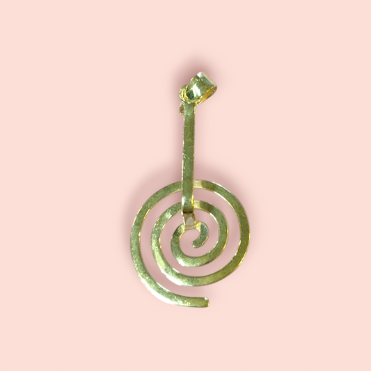Anhänger Silberne Spirale