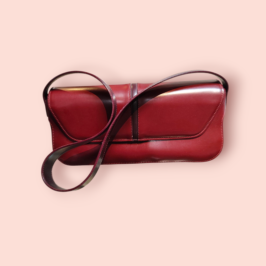 Handtasche Dunkelrot