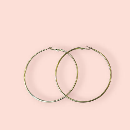 Ohrringe Silberne Hoops